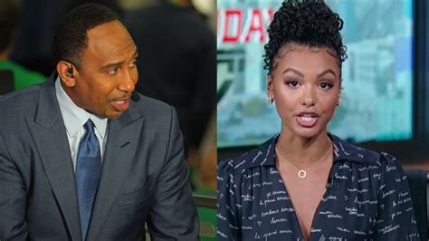 Malika Andrews, Stephen A. Smith feud over Ime。